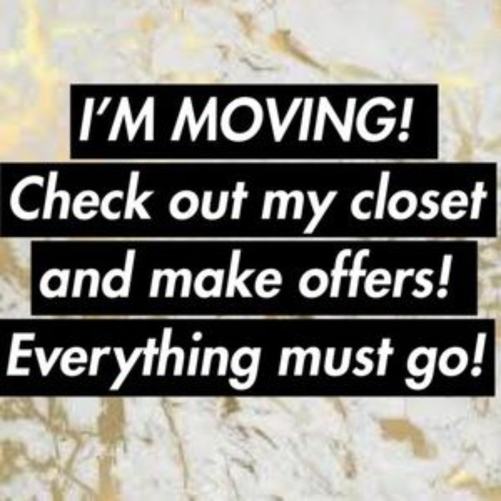 Everything must go!